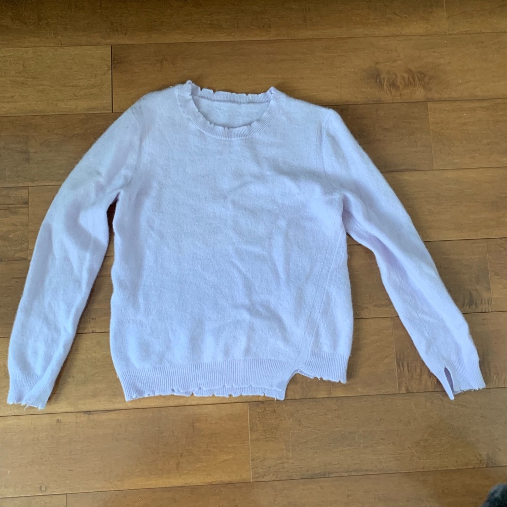 Distressed Cashmere Sweater